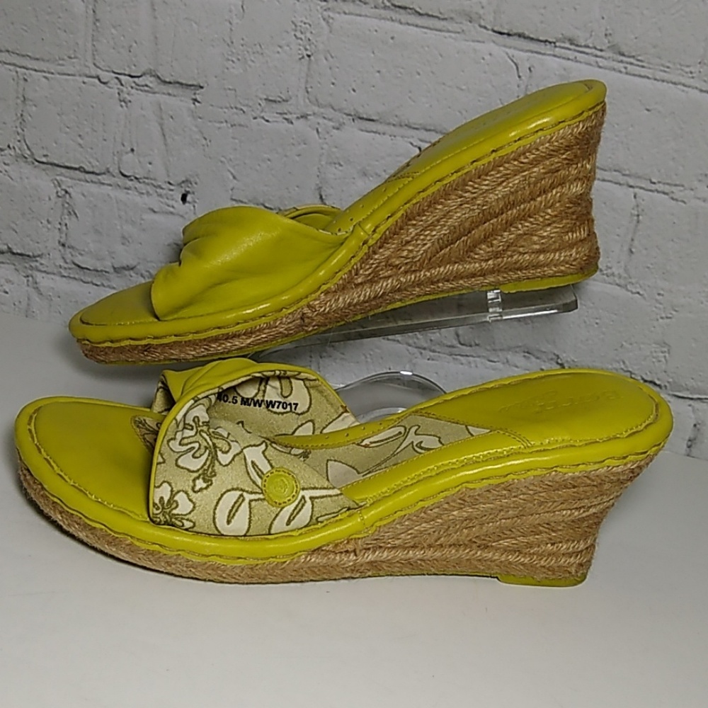 Born Drilles Wedge Green White 9